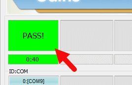 Odin PASS message after successful flashing