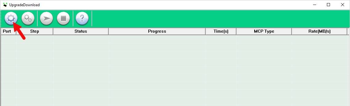 Loading PAC firmware file in SPD Upgrade Tool