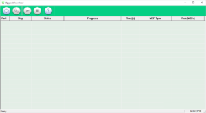 SPD Upgrade Download Tool main interface on Windows