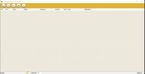 UNISOC FactoryDownload R27.25.4601 firmware flashing tool main interface showing an empty flash progress table with columns for NO., Port, Step, Status, Progress, Time(s), MCP Type, and Rate(MB/s), with a yellow toolbar, Ready status, and LogLevel 3 at the bottom.